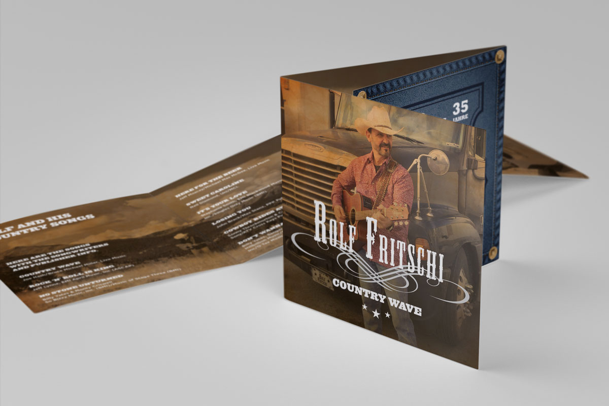 Gestaltung CD, Cover und Booklet - Rolf Fritschi - DESIGNKRAFT